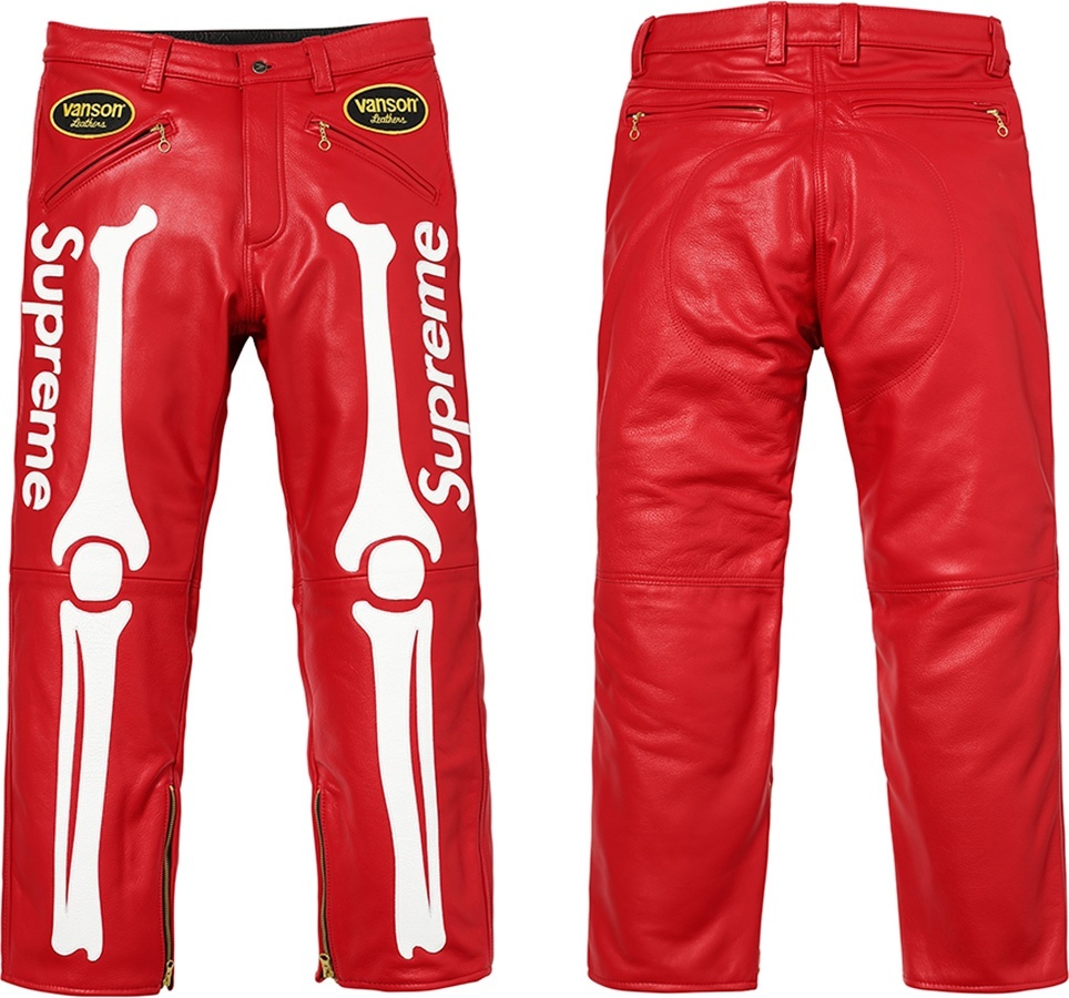 Supreme®/Vanson® Leather Bones Pant view 8